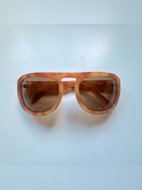 Women’s Square Tortoise Sunglasses in Light Brown